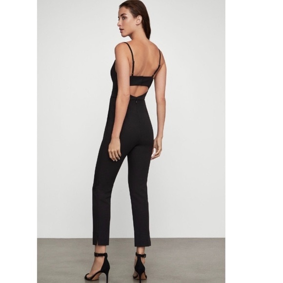 BCBGMaxazria Cut Out Back Jumpsuit M NWT - Picture 3 of 15